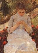 Mary Cassatt Being young girl who syr Germany oil painting artist